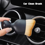 Soft Car Interior Cleaning Brush for Vents & Crevices - Dust Removal Tool