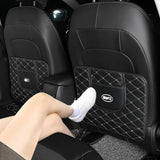 BYD Anti-Kick Pad - PU Leather Seat Back Protector for Front Seats (Pair)
