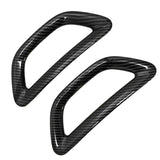 Carbon Fiber Seat Back Cover for BYD ATTO 3/Yuan Plus (2022-2023) - Scratch-Resistant ABS Frame
