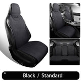 Faux Suede Car Seat Cushion - Breathable & Non-Slip Pad, 5 Colors