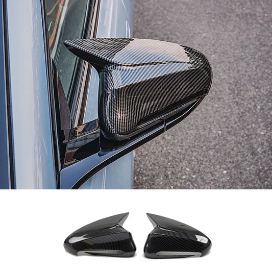 Rearview Mirror Cover for BYD Seal EV/DMI 2022-2023 - Carbon Fiber Black Trim