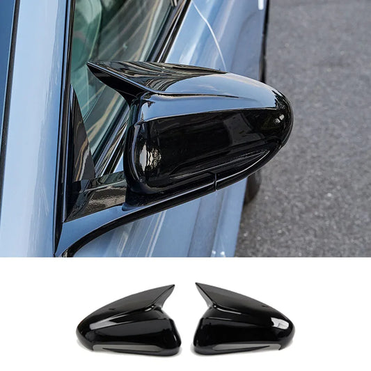 Rearview Mirror Cover for BYD Seal EV/DMI 2022-2023 - Carbon Fiber Black Trim