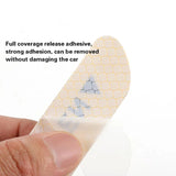 4-Pack Reflective Car Door Safety Stickers - Universal Fit for Cars, Trucks & Motorcycles