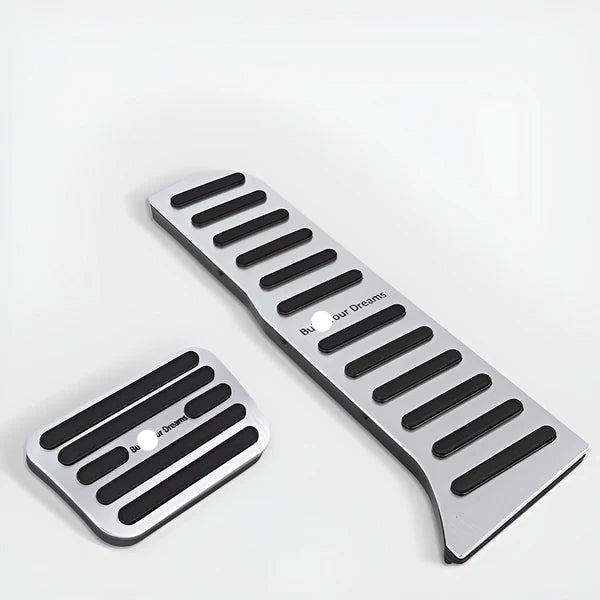 Brushed Aluminum Pedals for BYD - Anti-Slip Custom Fit Upgrade