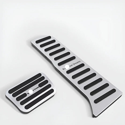 Brushed Aluminum Pedals for BYD - Anti-Slip Custom Fit Upgrade