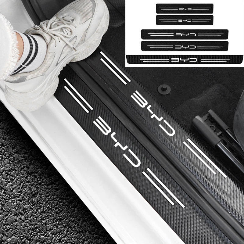 Car Door Sill Sill Plate Protector Stickers For BYD