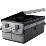 Foldable Car Trunk Organizer - Collapsible Storage Box for Sedans & SUVs