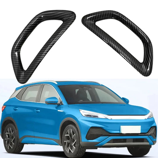 Carbon Fiber Seat Back Cover for BYD ATTO 3/Yuan Plus (2022-2023) - Scratch-Resistant ABS Frame