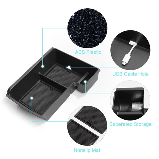 Upgrade BYD Seal U & Sealion 6 DM-i 2025 Storage: ABS Armrest Organizer with Heat Resistance
