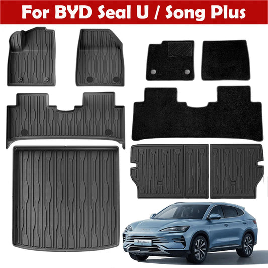 BYD Seal U/Song Plus Sealion 6 TPE Floor Mats & Cargo Liner (2021-2024)