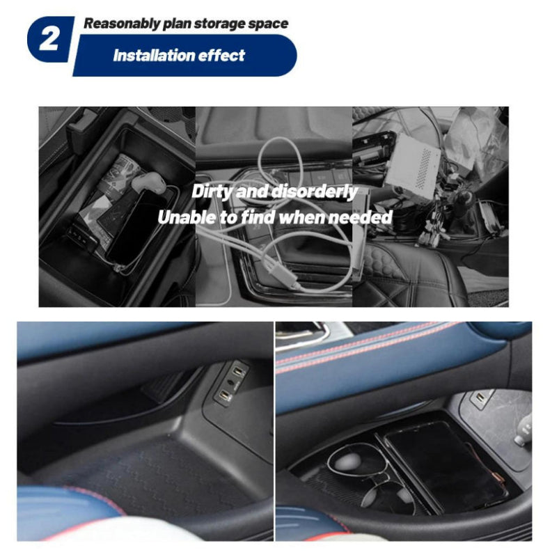 vehicle console organizer