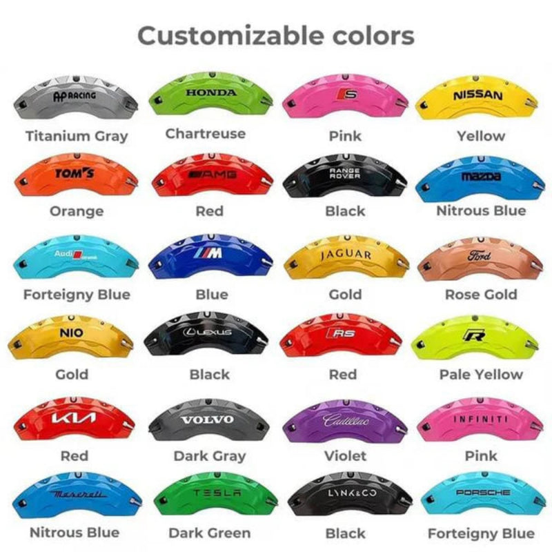 wheel caliper covers caliper colors